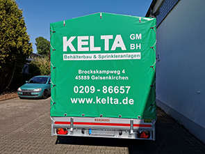 Anhängerbeschriftung KELTA